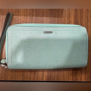 LODIS Tiffany Blue Zipper Wallet